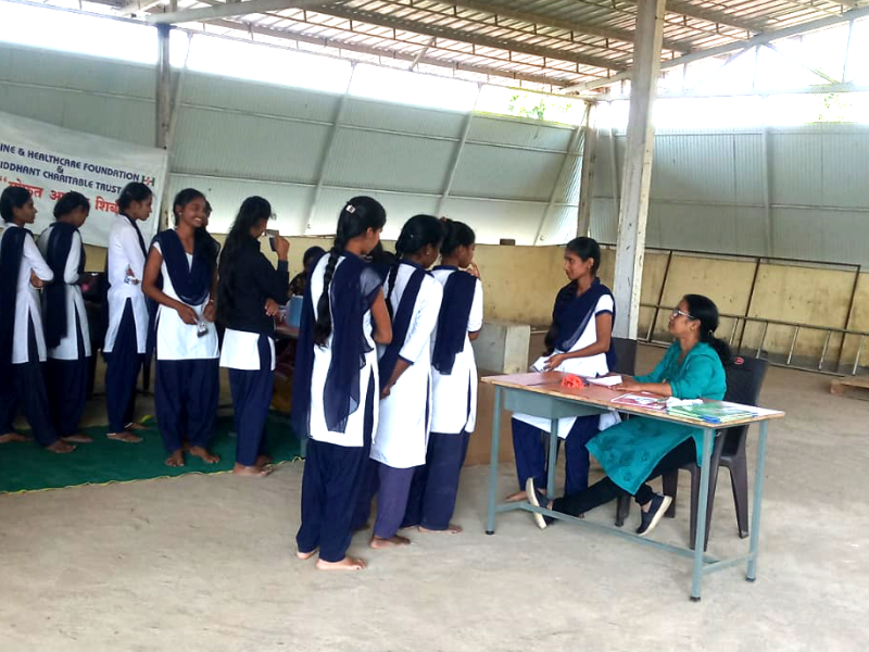 Health checkup camp for students